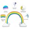 Costway Inflatable Rainbow Yard Summer Sprinkler Toy,7.5 Feet Long,Eco-Friendly PVC Kids Water Toys